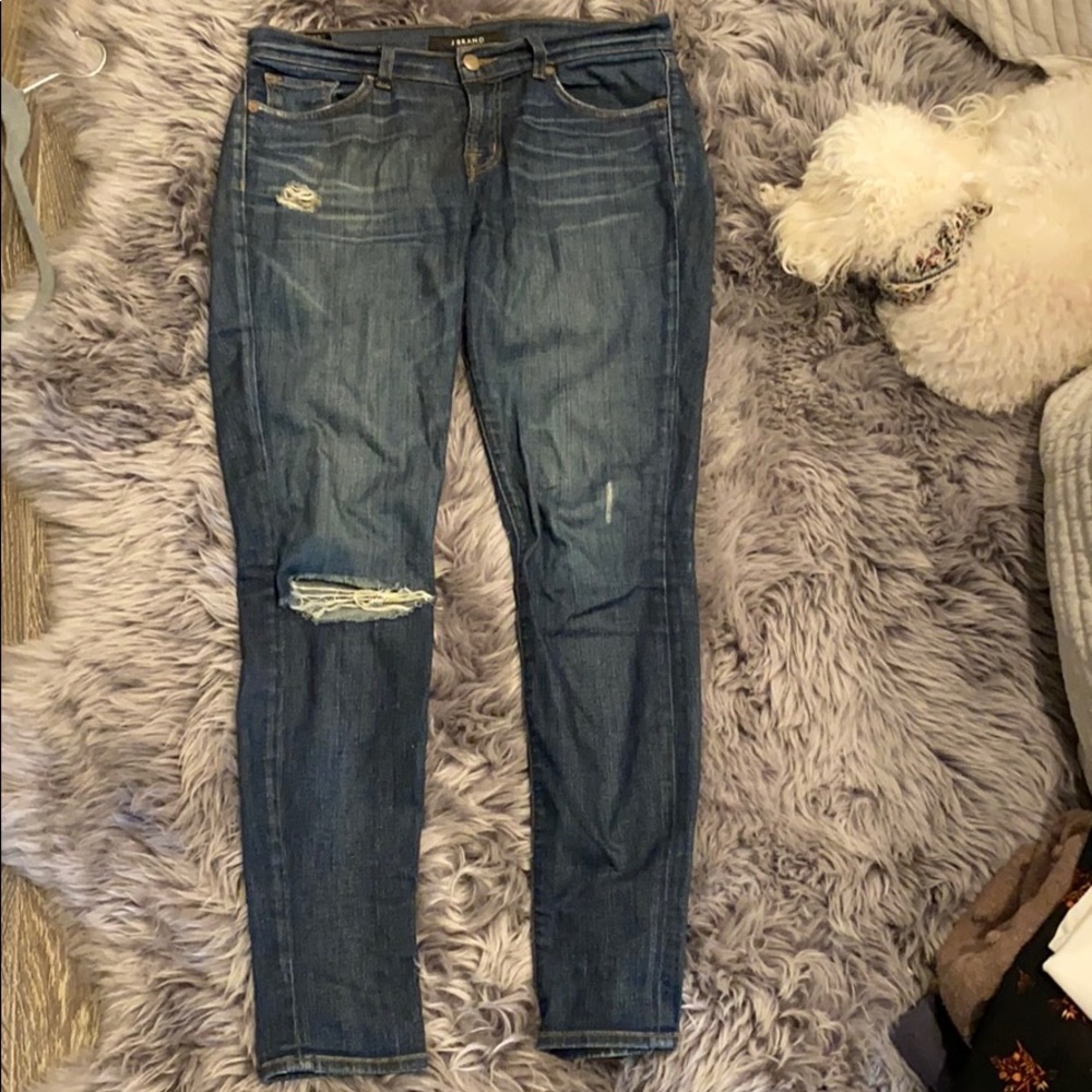 J Brand Maria High Rise Skinny Jeans